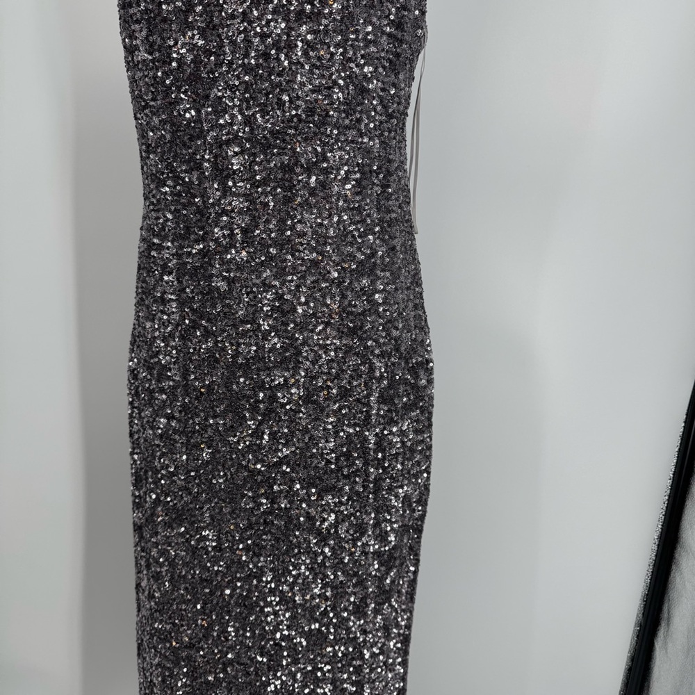 NWT J.Crew Collection Sequin floor-length slip dress - Picture 8 of 16